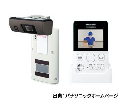 モニター付きドアカメラ, VS-HC400-W パナソニック（株）製